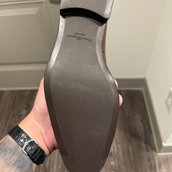 Men’s 9.5 Ferragamo Dress Shoes - Brown - Picture 2 of 4